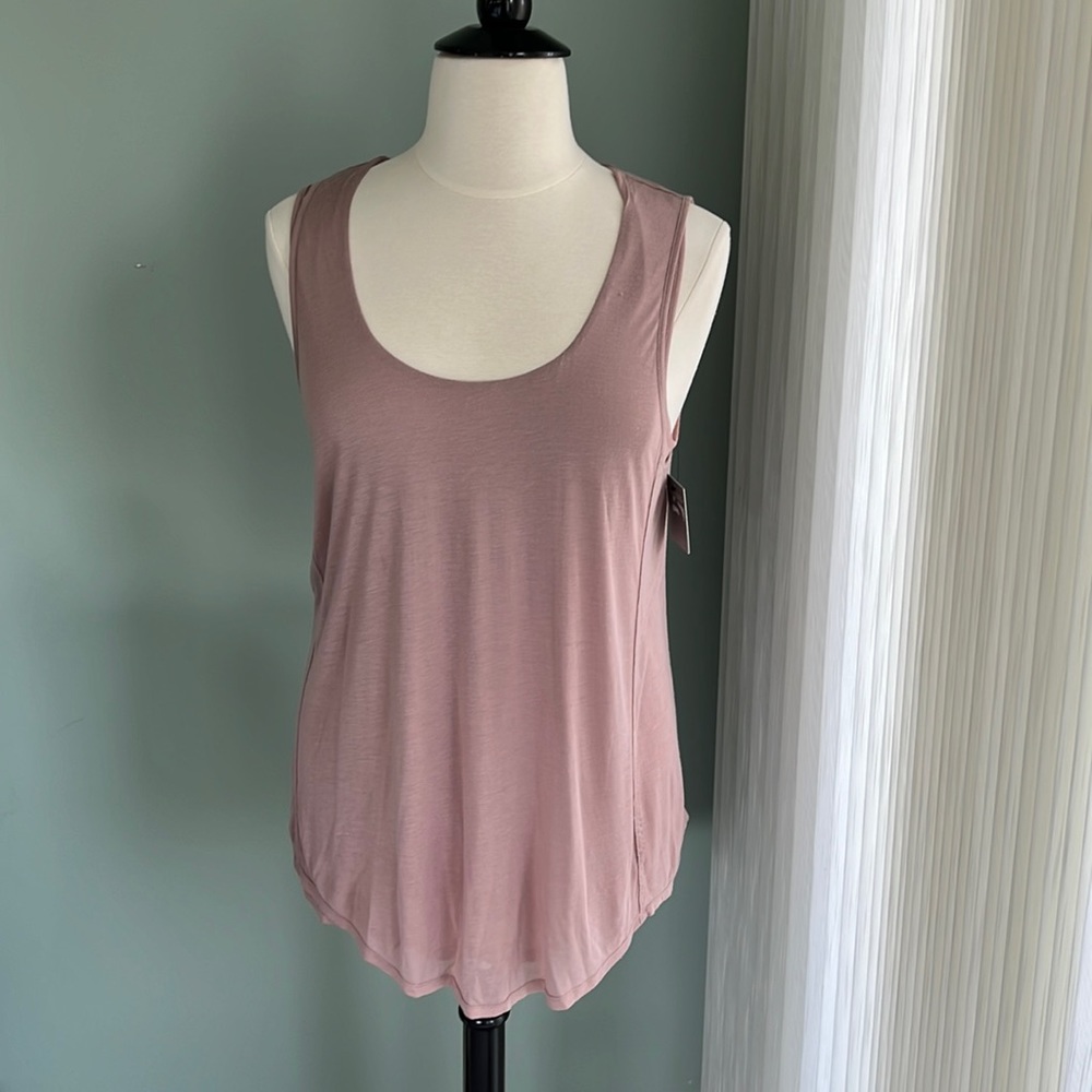 Nordstrom NWT soft mauve tunic tank top XL